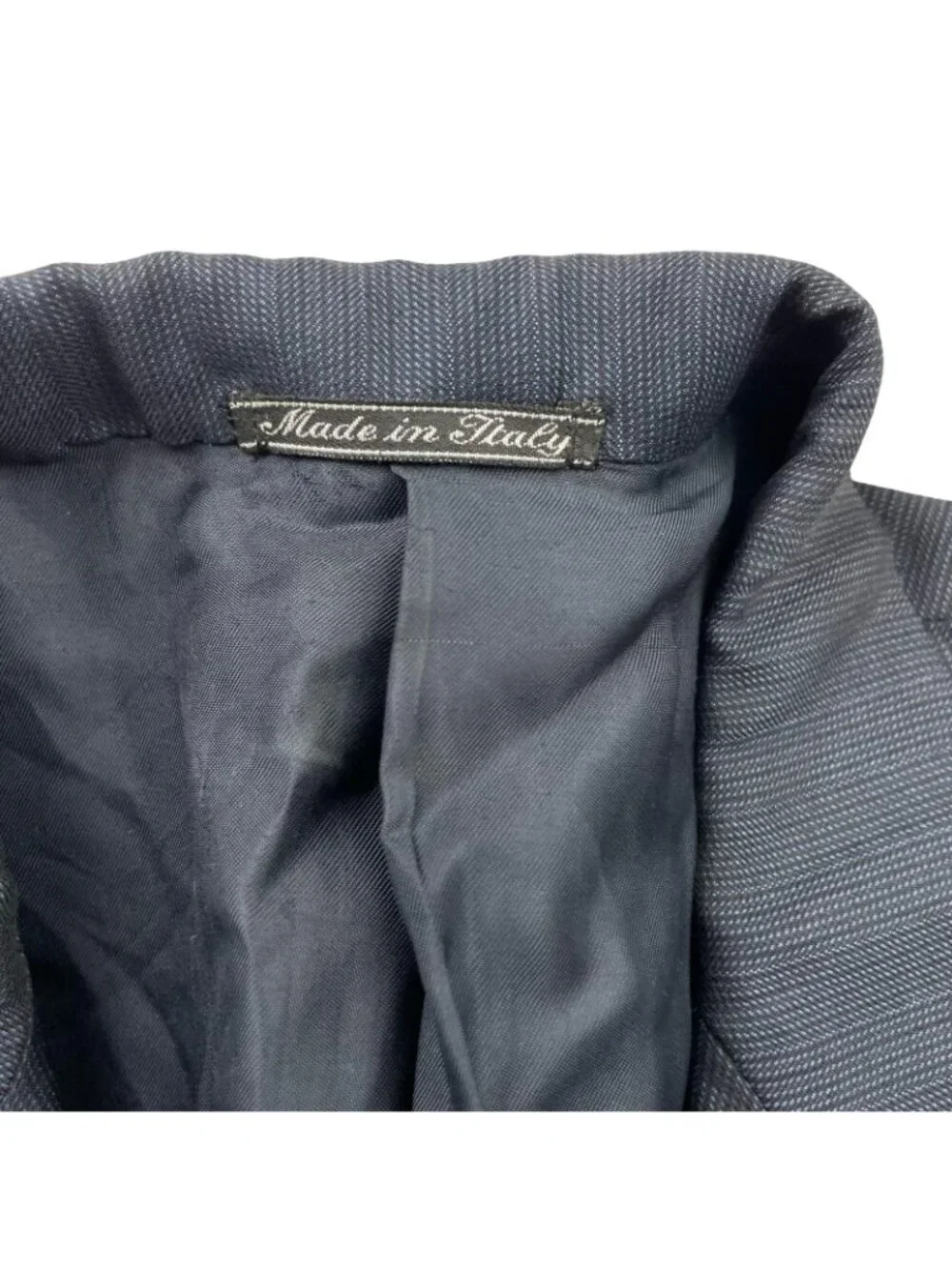 Ermenegildo Zegna Men’s Wool/Silk 2-Button Blazer Navy Blue • Italy • 42R US